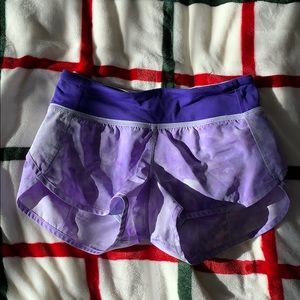 purple lulu shorts